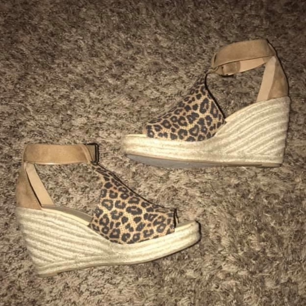 Leopard print Wedges